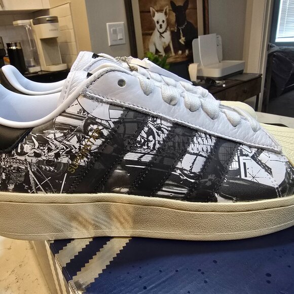 Star Wars x Nanzuka x adidas Originals Superstar XLG IF9249 MENS SIZE 10 NEW - Picture 1 of 16